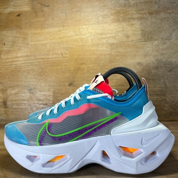 Nike ZoomX Vista Grind Womens Size 7.5 Shoes Sneakers Green Strike Vivid Purple - Picture 6 of 15